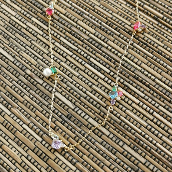 Kate Spade Little Gem Delicate Necklace Gold
